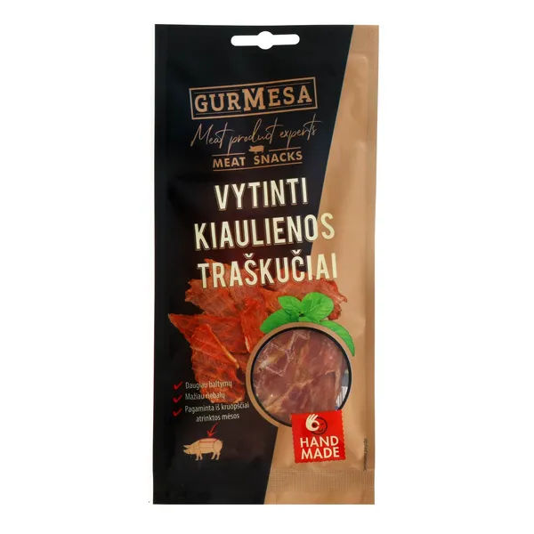 Vytinti kiaulienos traškučiai GURMESA, a.r., 40 g