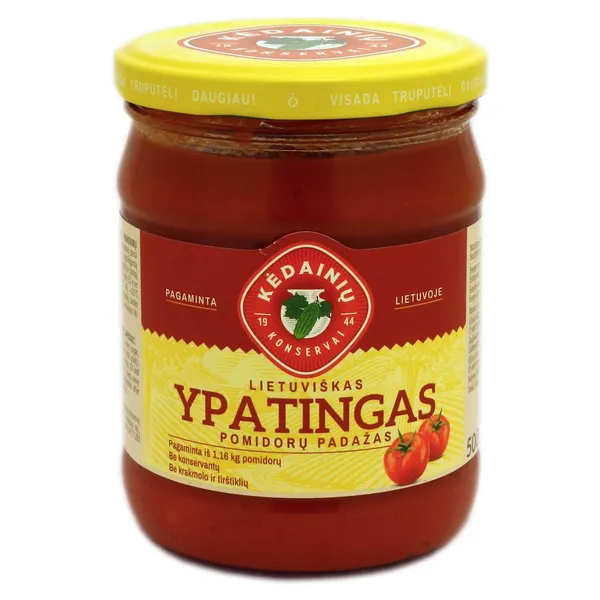 Ypatingas pomidorų padažas KĖDAINIŲ KONSERVAI, 500 g