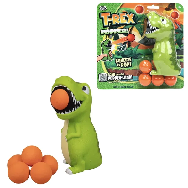 Plaukšķene ar bumbām T-Rex Popper