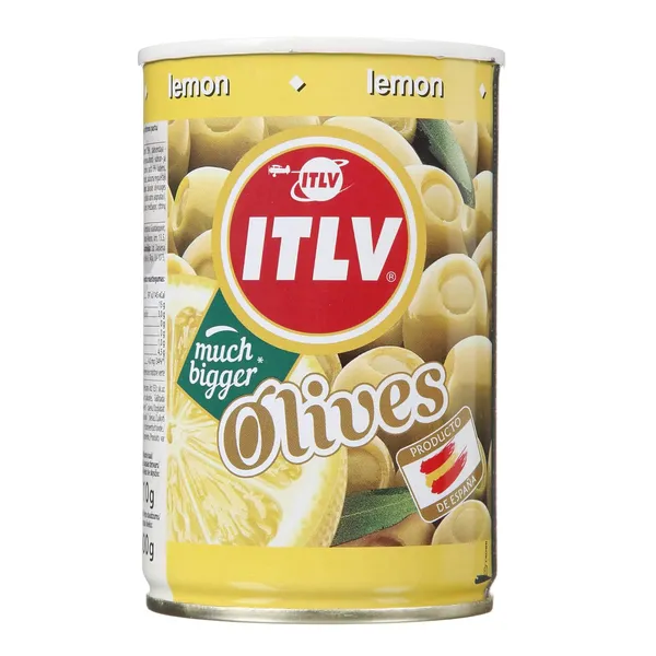 Zaļās olīvas ITLV ar citronu pastu 300g/110g