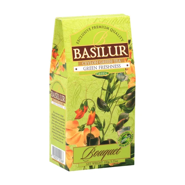 Zaļā tēja Basilur Green Freshness 100g