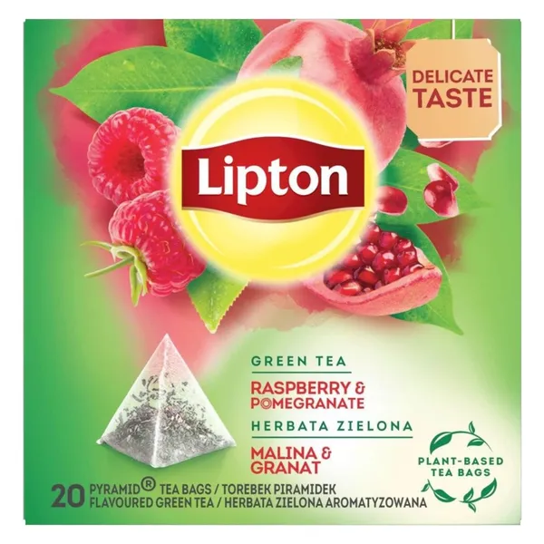 Zaļā tēja Lipton avenēm/granāt. 28g