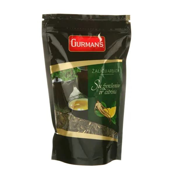 Žalioji arbata su ženšeniu ir citrina GURMAN'S, 90 g