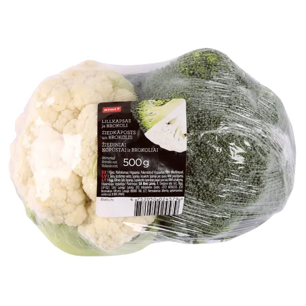 Žiediniai kopūstai ir brokoliai RIMI, 1 kl., 500 g