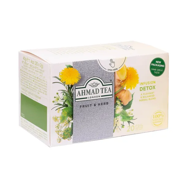 Zāļu tēja Ahmad Tea Detox 20x2g