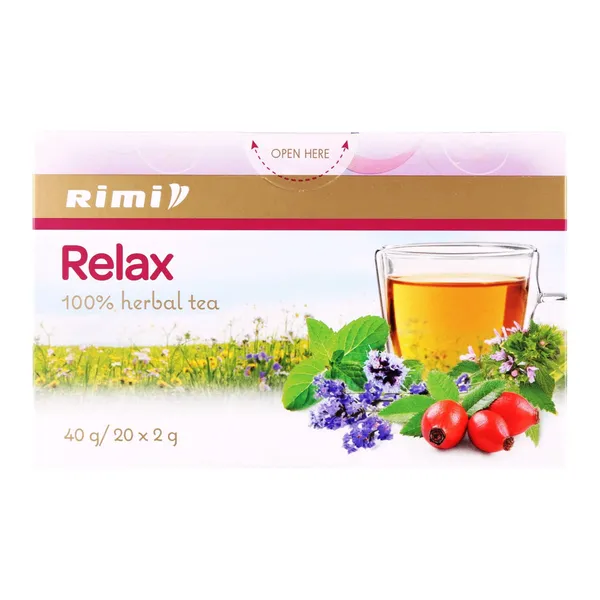 Žolelių arbata RIMI RELAX, 20 x 2 g