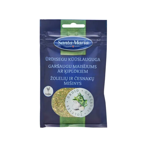 Žolelių ir česnakų mišinys SANTA MARIA, 28 g