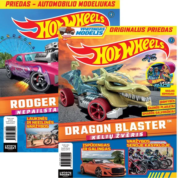 Žurnalas.HOT WHEELS (liet. k.), 1 vnt.