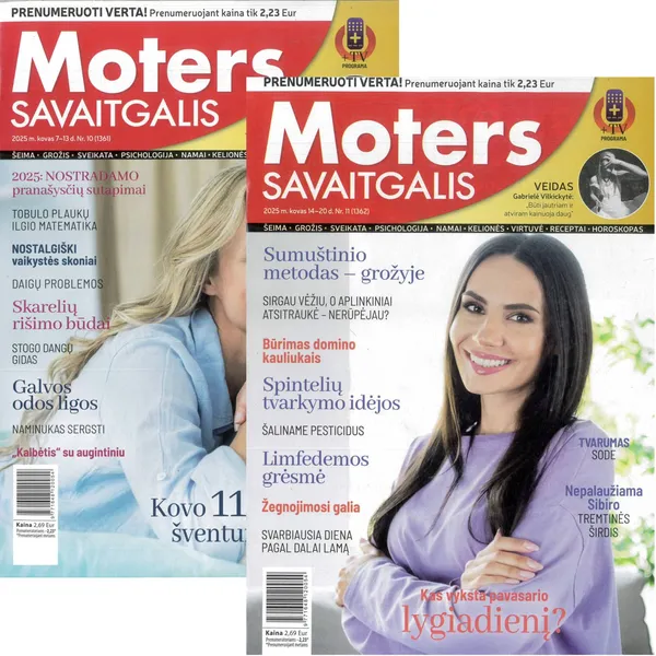 Žurnalas MOTERS SAVAITGALIS, 1 vnt.