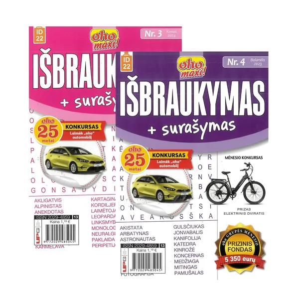 Žurnalas OHO GREITI. IŠBRAUKYMAS + SURAŠYMAS, 1 vnt.