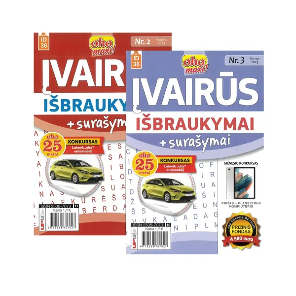 Žurnalas.OHO MAXI! ĮVAIRŪS IŠBRAUKYMAI, 1 vnt.