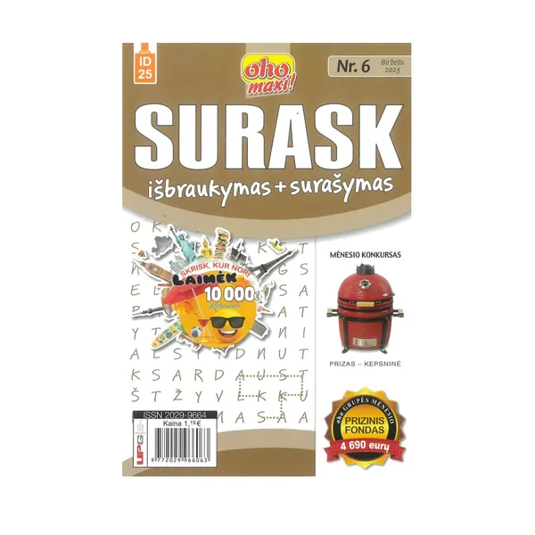 Žurnalas OHO MAXI SURASK IŠBRAUKYMAS+SURAŠYMAS