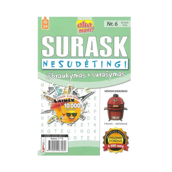 Žurnalas OHO MAXI! SURASK NESUDĖTINGI!, 1 vnt.
