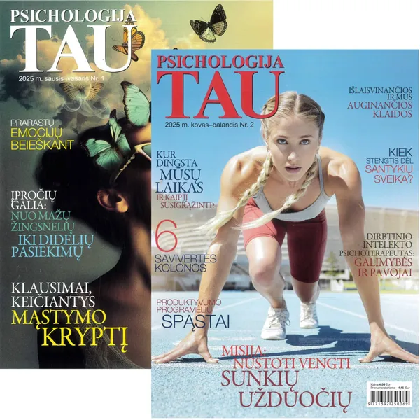 Žurnalas PSICHOLOGIJA TAU, 1 vnt.