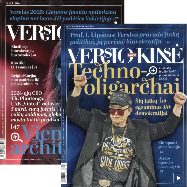 Žurnalas VERSLO KLASĖ, 1 vnt.