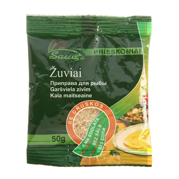 Žuvies prieskoniai SAUDA (be druskos), 50 g