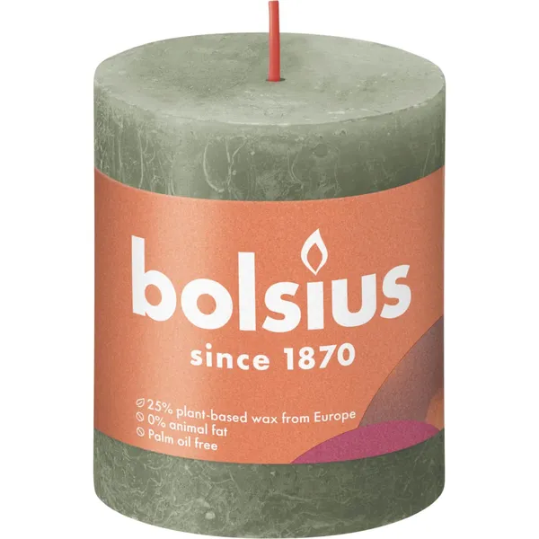 Žvakė BOLSIUS, 8 x 7 cm, žalia