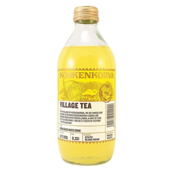 Alk.dz. Koskenkorva Village Tea 4.7% stikls