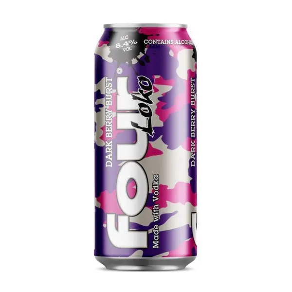Alk.kokt. Four Loko Dark Berry B.8.4% skārd.