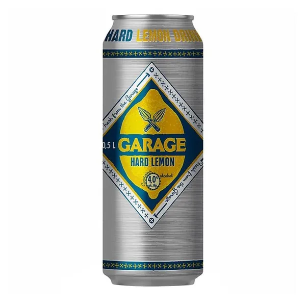 Alk.kokt. Garage Hard Lemon 4% CAN