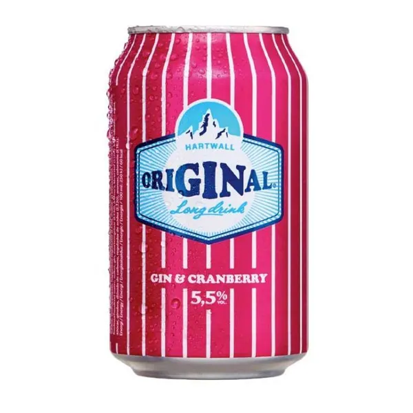 Alk.kokt. Hartwall Original Cranber.5.5% CAN