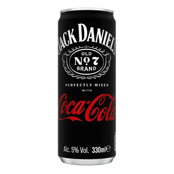 Alk.kokt. Jack Daniels ar kolu 5% CAN