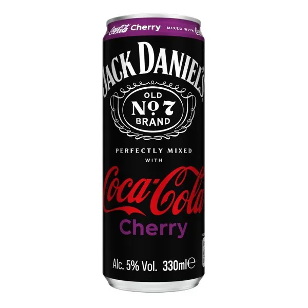 Alk.kokt. Jack Daniels ar kolu Cherry 5%CAN