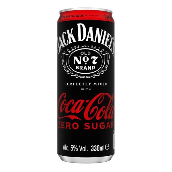 Alk.kokt. Jack Daniels ar kolu Zero 5% CAN