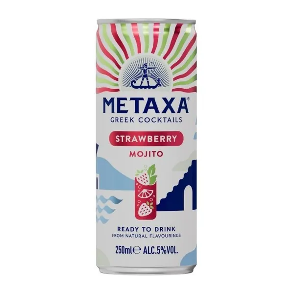 Alk.kokt. Metaxa Strawberry Mojito 5%