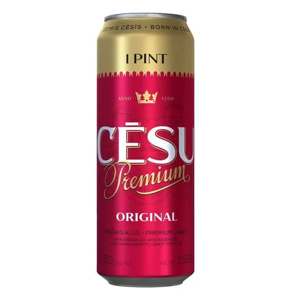 Alus Cēsu Premium Original 5% skārd.