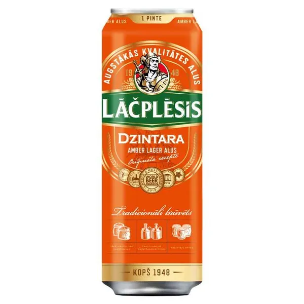 Alus Lāčplēsis Dzintara 4.6% skārd.