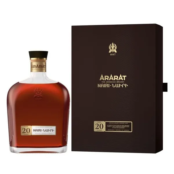 Brendijs Nairi 20YO 40% kastē