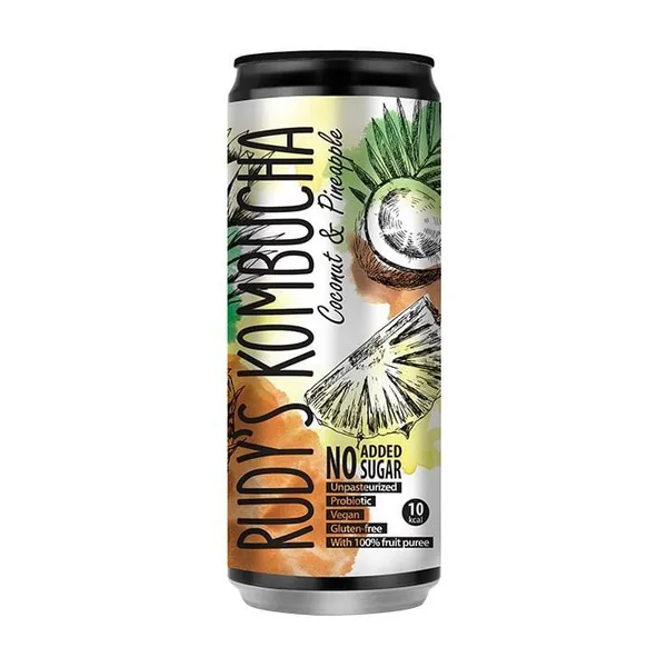 Dzēriens Rudy's Kombuča kokosrieksts/ananass