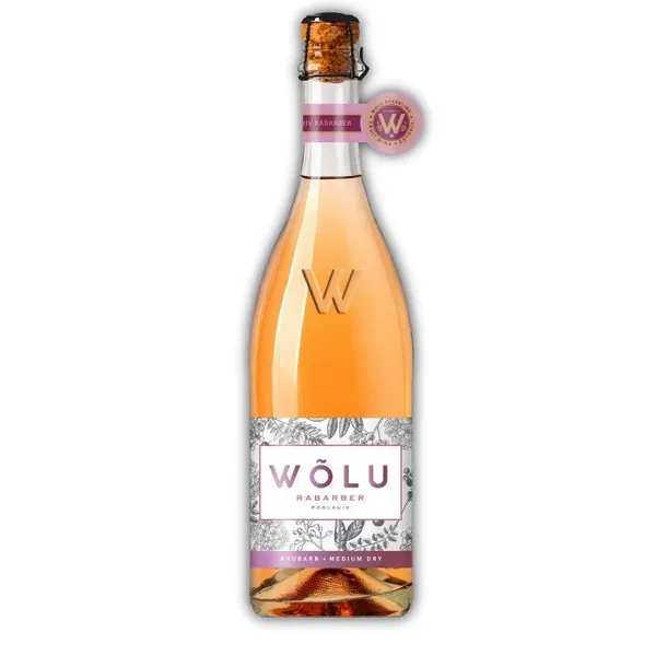Dzirkst.vīna dz. Wolu Rabarberu 6%