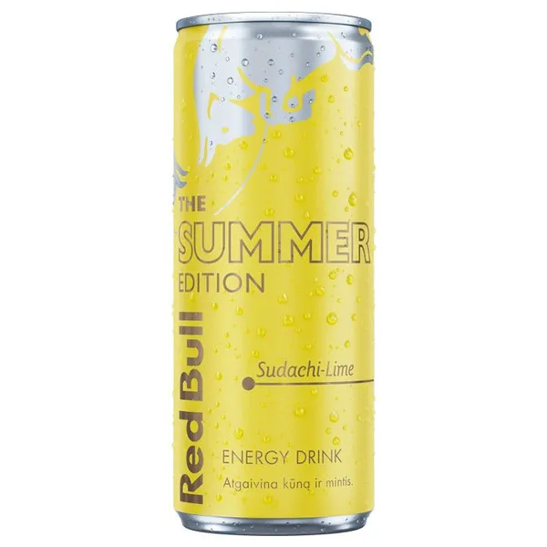 Enerģijas dzēriens RED BULL Summer Edition Sudachi Lime, bundžā, 0.25l (DEP)