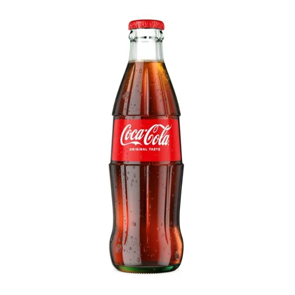 Gāzēts dzēr. Coca Cola Stikla