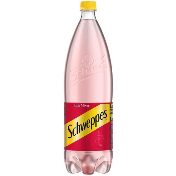 Gāzēts dzēr. Schweppes Pink Mixer