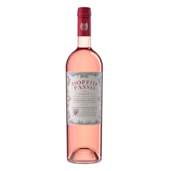 Rozā vīns Doppio Passo Primitivo 12%