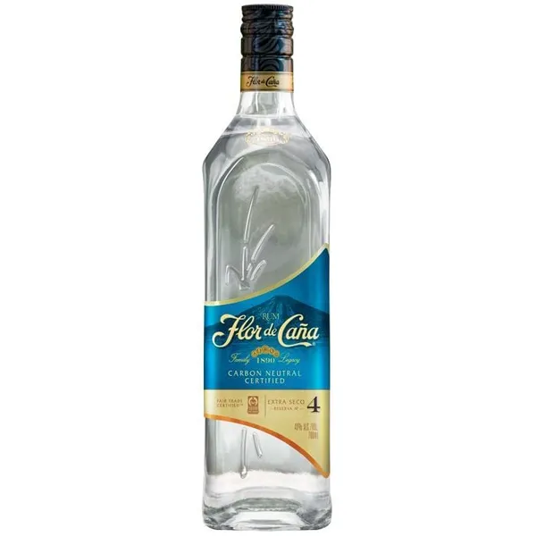 Rums Flore de cana 4 extra seco 40%
