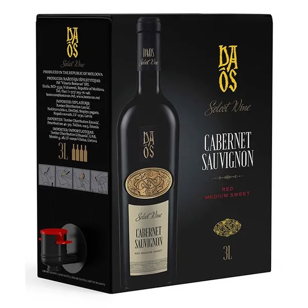 Sarkanv. Daos Cab.Sauv.12% BIB