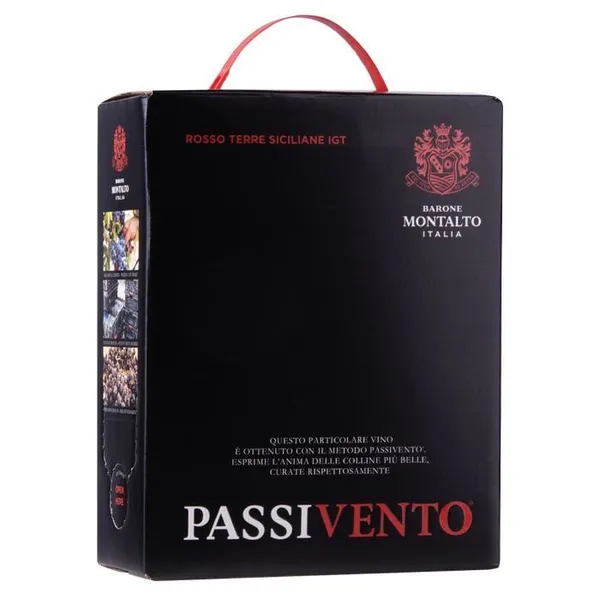 Sarkanv. Montalto Nero d`Avola Passivento 14% BIB