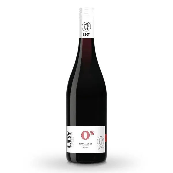 Sarkanv. UBY Merlot b/a 0%