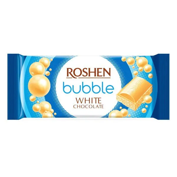 Šokolāde Roshen Porainā baltā