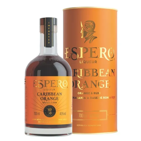 Stiprs alk.dzēr. Ron Espero Carib. Orange 40%