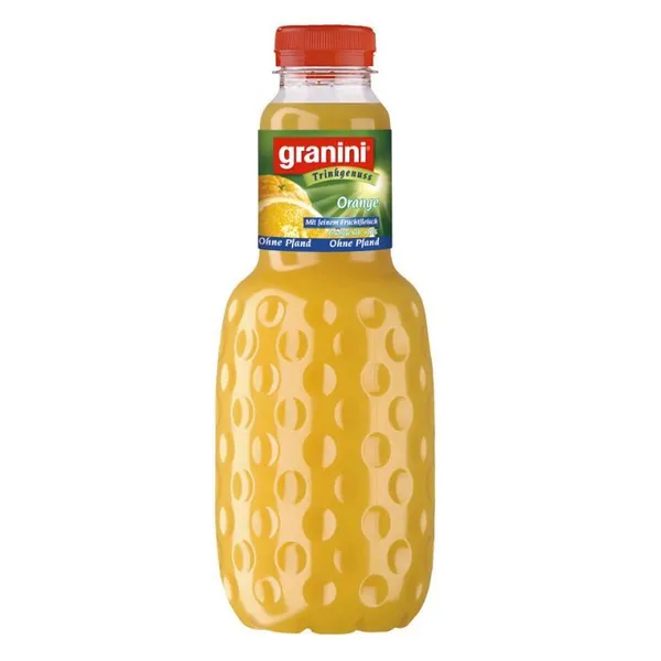 Sula GRANINI Apelsīnu ar augļu gab. 100%, 1 l(DEP)