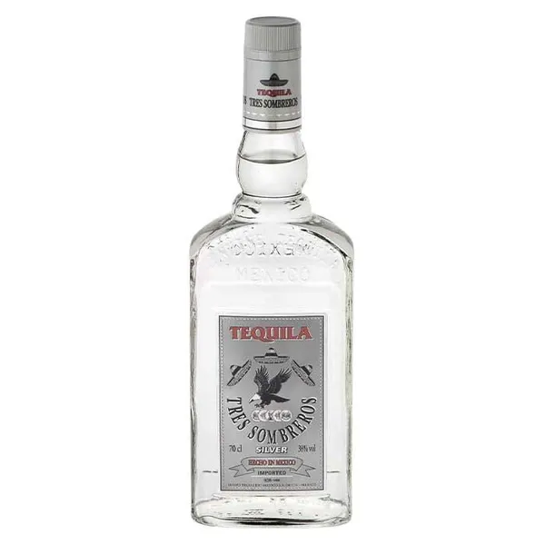 Tekila Tres Sombreros Silver 38%