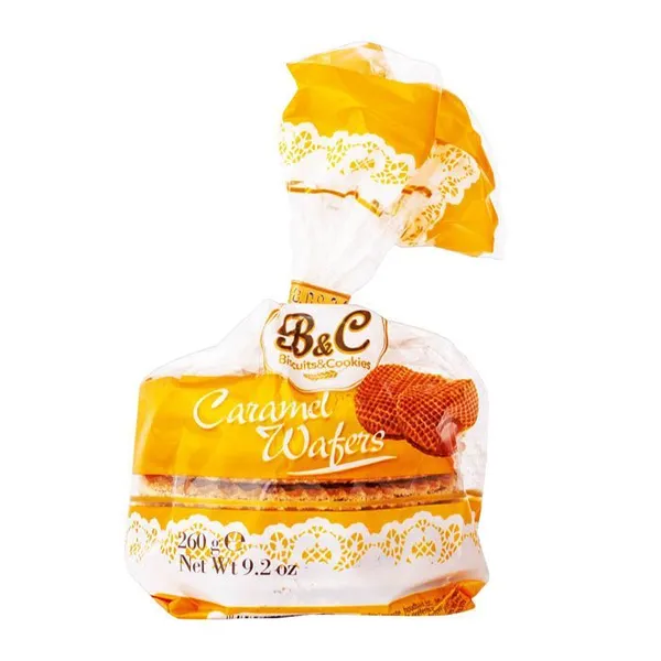 Vafeles B&C Ar Karameļu pild.