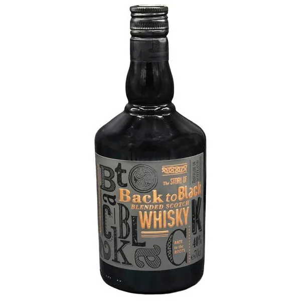 Viskijs Back to Black Scotch Blended 40%