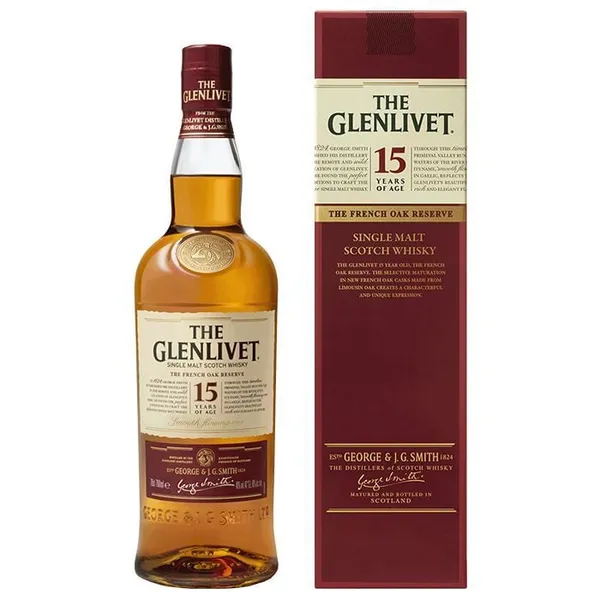 Viskijs Glenlivet 15 YO 40%