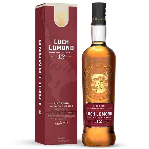 Viskijs Loch Lomond 12YO Single Malt 46%